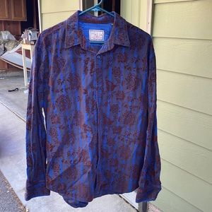 Vintage Italia Mens XXL Button Down
